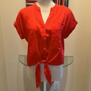 NWOT Nic + Zoe Linen Top